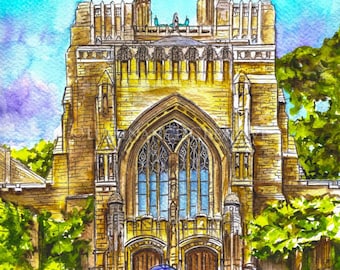 Yale University prints \ notecards \ wall art \ students gifts