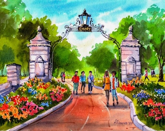 Emory University prints \ notecards \ Wall Art
