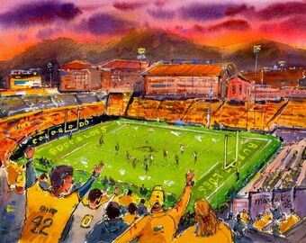 Boulder CO Watercolor Prints
