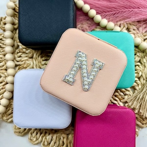 Monogramm Reise Schmuck Box