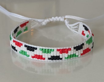 Palestine friendship bracelet. Unisex bracelet. Gift for her, gift for him