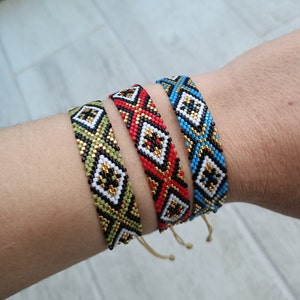 Pulsera de cuentas Miyuki, regalo de tendencia para el día de San Valentín, pulsera de diseño elegante, pulsera