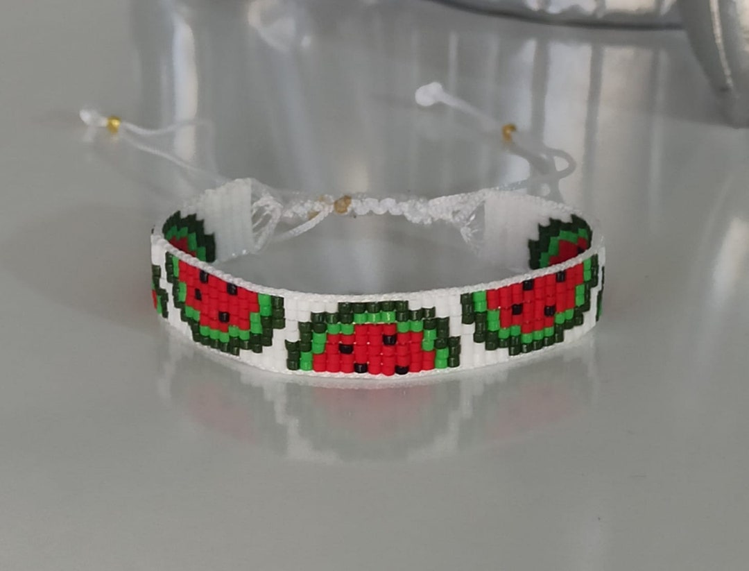 KAMIYA Mexican Beads Bracelet グリーン KAMIYA - MEXICAN BRACELET - メキシカンブレスレット - GREEN