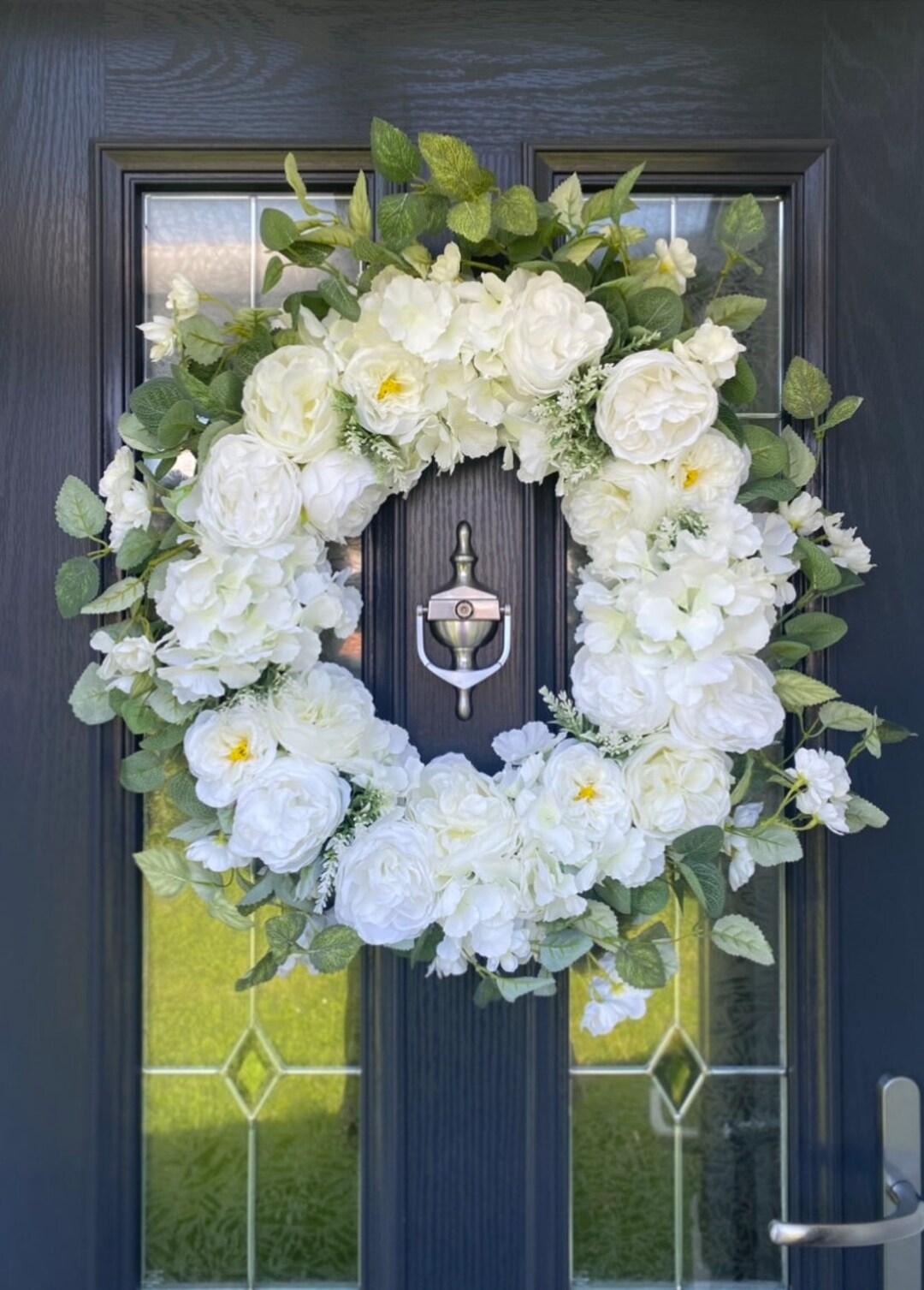 Handmade Spring & Summer Wreath | | Front Door Wreath | Country Style ...