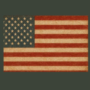 Vintage American Flag Wall Art | Rustic USA Flag Digital Print | Patriotic Home Decor | Instant Download | Farmhouse Americana