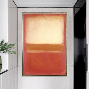 Mark Rothko Canvas wall Art, Mark Rothko Wall Art, Minimalist Art, Abstract Canvas Art, Rothko red wall Art, canvas print ready to hang