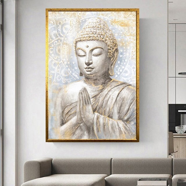 Poster, Quadro BUDDHA - stone su Europosters