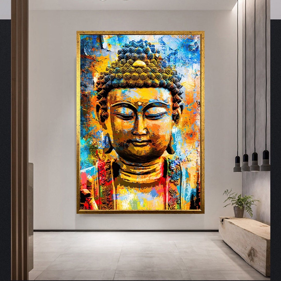 Buddha Print Wall Art, Asian Wall Art, Buddha Wall Art, Buddha Canvas