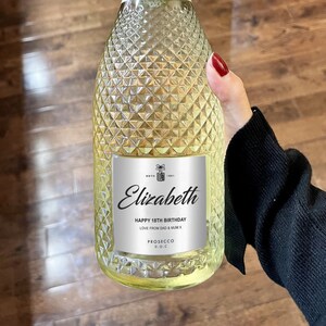 Personalised Prosecco Champagne Wine Label, custom valentine gift for him, Personalized Champagne Label, Custom Champagne Label