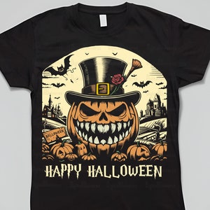 Retro Pumpkin SVG, Happy Halloween png, Funny Pumpkin png, Retro Halloween svg, Halloween Clipart, halloween shirt png design, sublimation