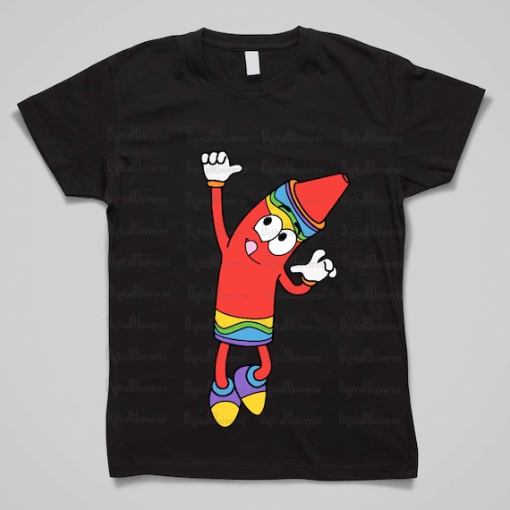 Crayons Funny Cartoon PNG & SVG Design For T-Shirts