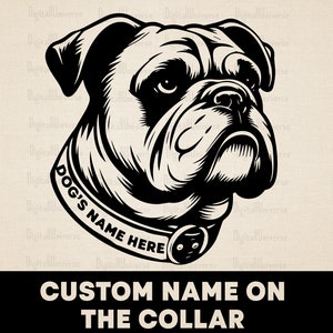 Custom Bulldog Mascot SVG, Bulldog SVG, Bulldog PNG, Bulldog shirt, Digital Download
