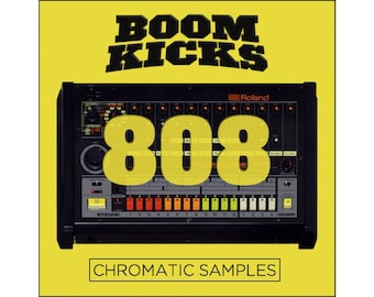 Roland TR-808 Sub Bass Boom Kick Drum Chromatic Samples (24-Bit WAV) Hip Hop EDM