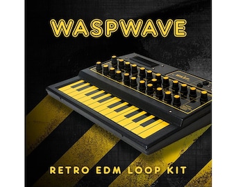 Waspwave - Retro EDM-loopset - vintage synthpopmelodieën arps-drums