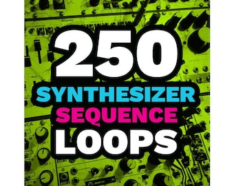 250 bucles de arpegio de secuencia de acordes de sintetizador - EDM Synth-Pop House - WAV de 24 bits