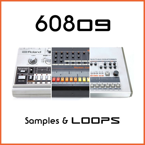 Roland Combined Classic Drum Machine Loops & Samples (24-Bit WAV) 606 808 909