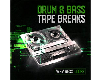 Breaks de cinta de Drum & Bass - Loops de batería WAV REX2 - Muestras de breakbeat