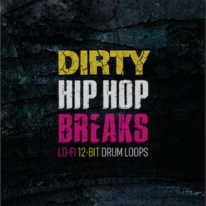 Breaks de hip hop sucios / breakbeats lo-fi / bucles de batería WAV