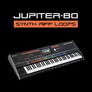 Roland Jupiter 80 シンセ リフ メロディ ループ ハウス テクノ (24 ビット WAV)