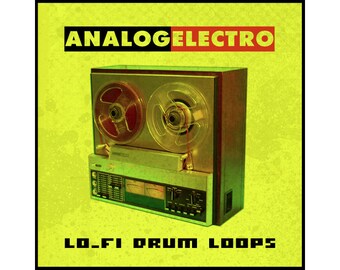 Analog Electro Lo-Fi Drum Loops Beats - 24-bit WAV REX2