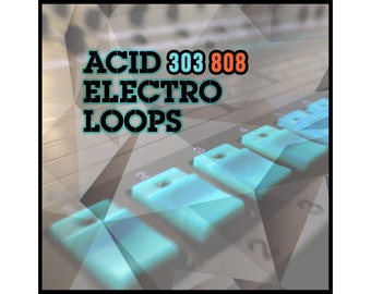 Acid Electro House TB-303 TR-808 Drum & Synth Loops - 24-bit WAV