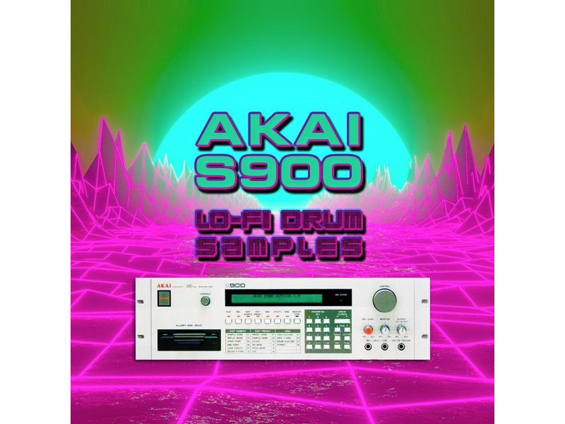 Akai S900 Lofi Drum Machine Samples Retrowave Synthpop Etsy