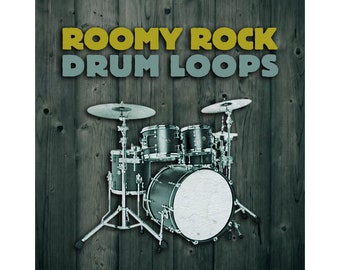 Loops de batería de rock espaciosos (WAV de 24 bits)