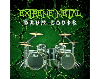 Extreme Heavy Metal Blast Beats Drum Loops Sounds (24-Bit WAV)