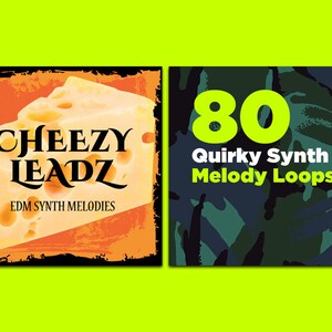 Cheezy Leadz & Quirky Synths - EDM メロディー ミュージック ループ - 24 ビット WAV