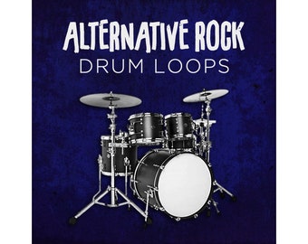 Alternative Rock Drum Loops - Indie Grunge Post-Punk - 24-bit WAV