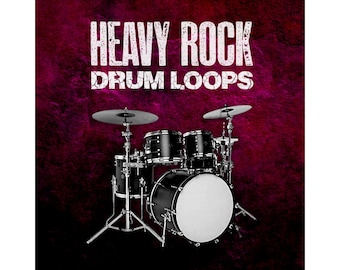 Loops de partes de batería de heavy rock metal - WAV de 24 bits