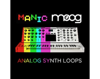 Manic Moog Analog Synth Loops EDM Complextro Chiptune (24-Bit WAV)