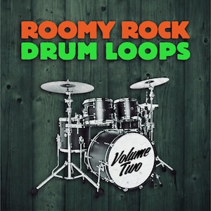 Roomy Rock Drum Loops Vol.2: ritmos de rock clásico con calidad de estudio, formato WAV de 24 bits