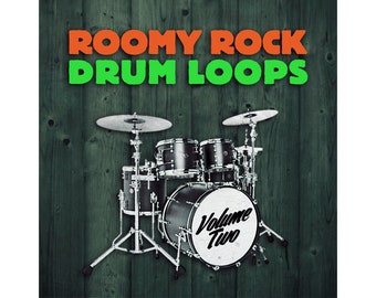 Roomy Rock Drum Loops Vol.2: ritmos de rock clásico con calidad de estudio, formato WAV de 24 bits