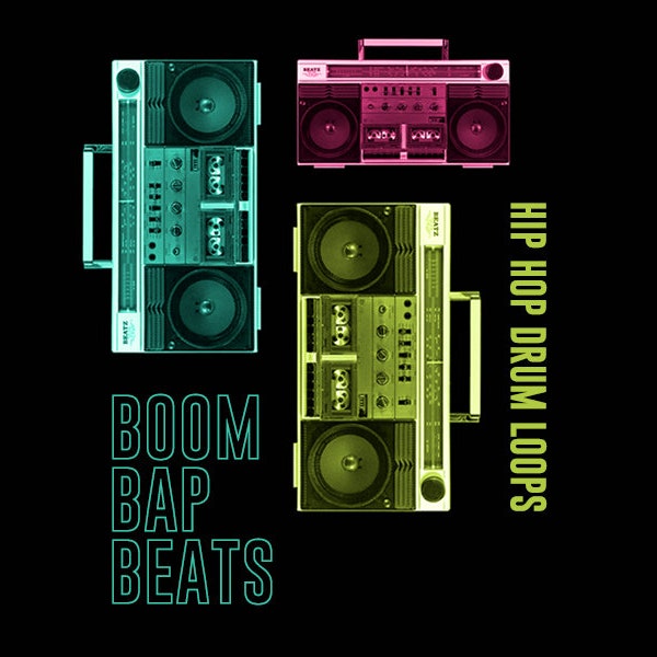 Boom Bap Beats - Hip Hop Rap Drum Loops - 24-bit WAV