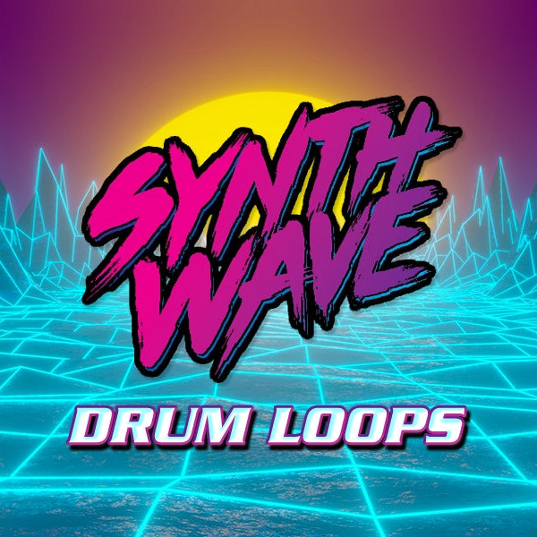 Synthwave Drum Loops & Samples - Retro Synth Pop Beats