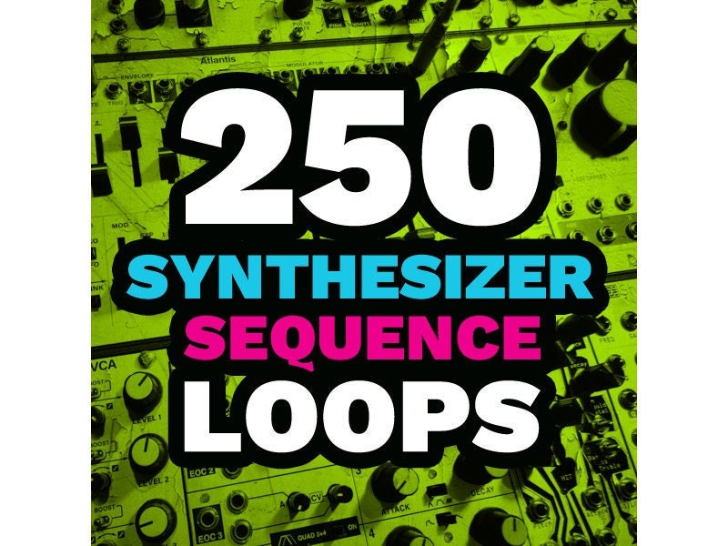 250 Synthesizer Chord Sequence Arpeggio Loops EDM Synthpop House 24