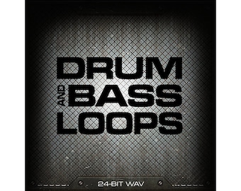 Drum & Bass Drum Loops Beats Bass Sounds (24-bit WAV)
