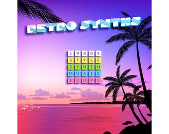 Retro synthpop-EDM-loops uit de jaren 80 (24-bits WAV)