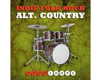 Indie Folk Alt. Country Rock Drum Loops Beats Americana (24-bit WAV)