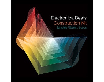 Electronica Beats Construction Kit - EDM Drum Samples Stems Loops - 24-bit WAV