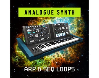 Analogue Synth Arp & Sequence Loops - EDM House Techno - 24-bit WAV