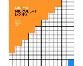 Microbeats minimalistas de electrónica IDM: bucles de batería - WAV AIFF REX2