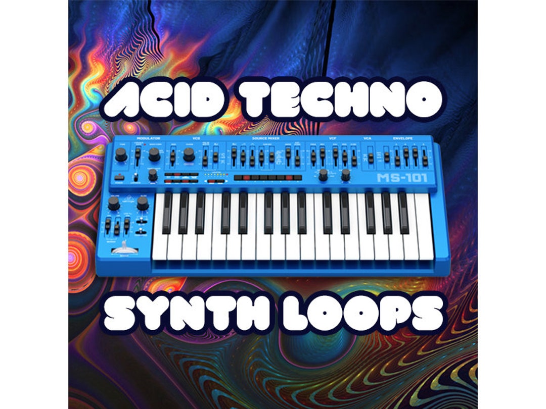 Acid Techno Synth Riffs Loops EDM House 24bit WAV Etsy