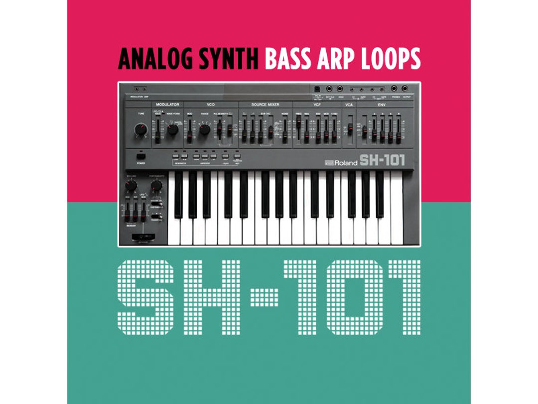 Roland SH-101 アナログシンセ ベース Arp ループ エレクトロ アシッド