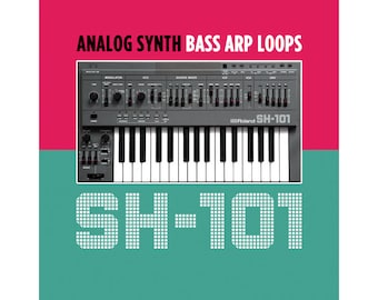 Roland SH-101 Analog Synth Bass Arp Loops Electro Acid House (24-Bit WAV REX2 AIFF)