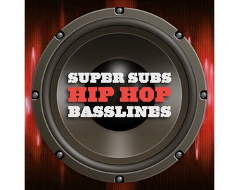 Bucles de bajos de líneas de bajo de hip hop Super Subs (WAV de 24 bits)