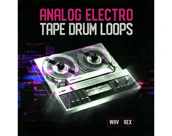 Analog Electro Tape Drum Loops TR-808 Remix Beats - WAV REX