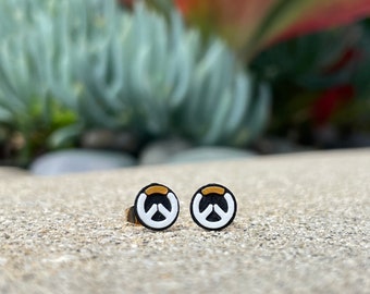 O.ver.W.atch. Video Game Stud Earrings