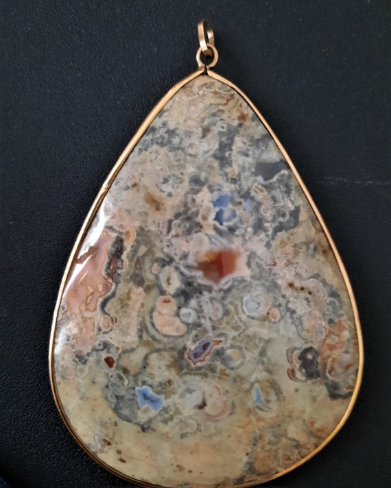 Mexican Agate Pendant - image 2